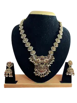 Lakshmi Peacock Haram with show case