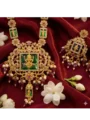 Traditional Dashavatara and Lakshmi Temple Jewelry set