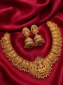 Antique Gold Finish South Indian Bridal Temple Jewelry