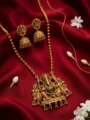 Antique Gold Ganesha Pendant Necklace Set