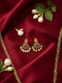 Elegant Traditional Green Stone & Pearl Haram Necklace (1)