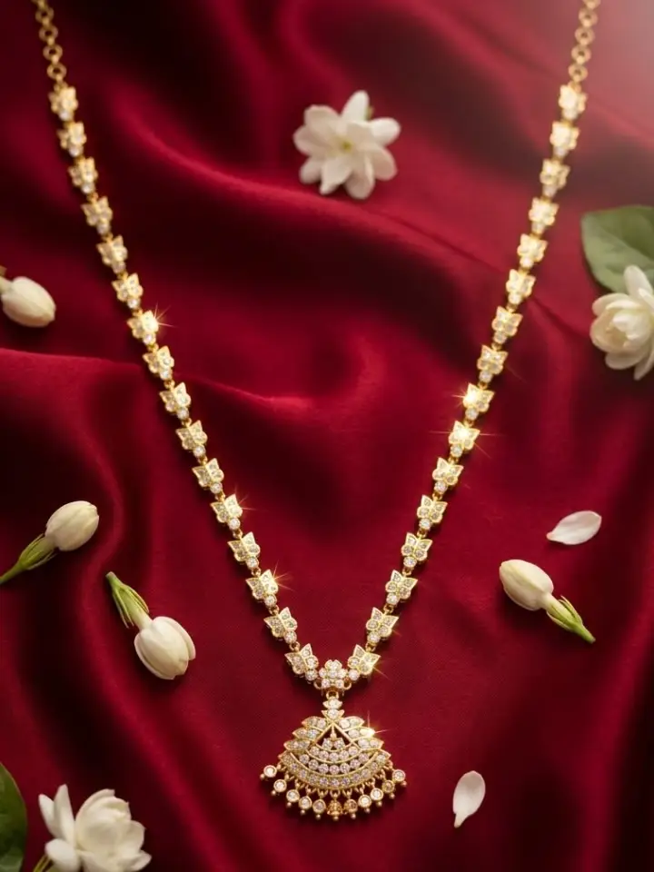 Vintage Gold and Diamond Necklace Set Classic Heritage Jewelry